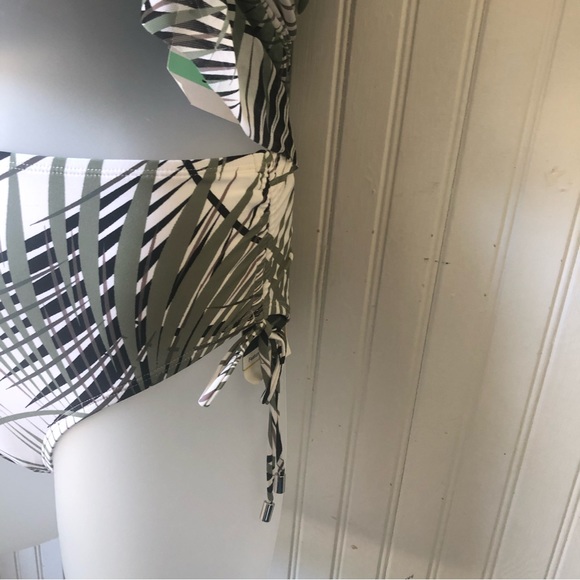 COCO REEF Retail $156 Mesh Print Underwire Tankini 2 Piece Top 34D Bottom Medium - Picture 7 of 8